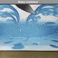 thumbnail image 6 of Ambesonne Funny Place Mats Set of 4, Whale with Sunglasses, Standard Size, Black Blue, 6 of 6
