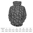 thumbnail image 2 of Black Paisley Bandana Pattern Oversized Hoodies For Men Teen Pullover With Pocket Mens Pullover Hoodie Sweatshirt S-5XL, 2 of 6