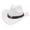 White, variant on Mens Straw Cowboy Hats - Western Cowboy Style Hat Jazz Bowler Hat Cow Head Decoration Ethnic Style Hat,Blue,S