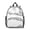 White and Black, variant on Black and Gold Marble Pattern Backpack for School, Cute School Bag with Adjustable Shoulder Straps and Padded Back, 13.8"x11.4"x6"