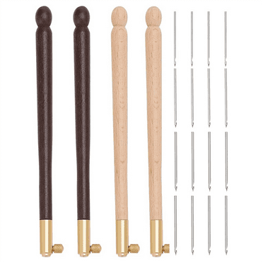 4 Pcs Tambour Hooks Kit with 12 Needles, Embroidery Crochet Hooks