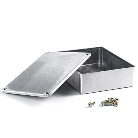 ESUPPORT Boîtier en Métal Aluminium 1590BB Pédale d'Effet Guitare