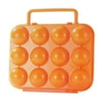 thumbnail image 3 of GROWTH TANK Camping Egg Holder Compact 12 Grid Egg Storage Box for Picnic Backpacking RV Orange, 3 of 9