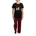 thumbnail image 4 of CafePress - Cute Cartoon Hedgehog Couple Women's Dark Pajamas - Women's Short Sleeve Print T-Shirt and Pants Dark Cotton Pajama Set, 4 of 7