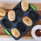 thumbnail image 4 of Silicone Mold Bread Baking Pan, Mini Baguette Baking Tray, Bun Baking Pan, Non-Stick Silicone Baguette Pan, Non-Stick Perforated Sheet, Bread Crisping, 4 of 4