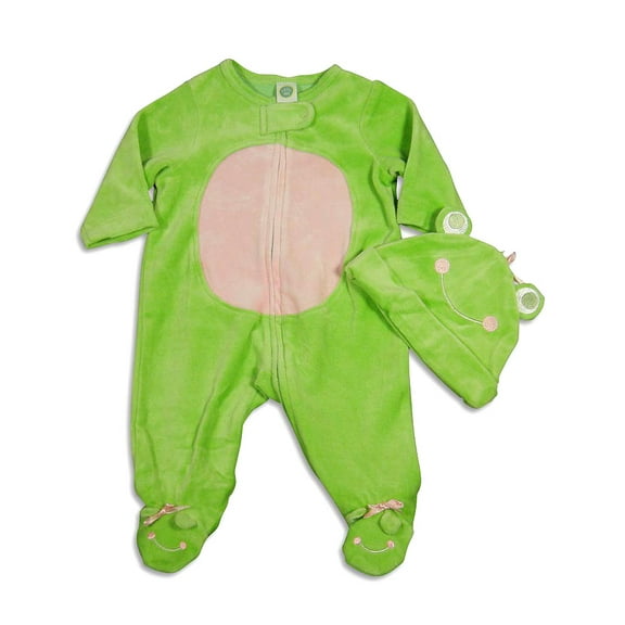 Little Me - Baby Infant Girl's Long Sleeve Blanket Sleeper 42151-9Months (Green)