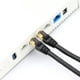 Cat8 Ethernet Cable Réseau Haute Vitesse Câble 40Gbps 2000mhz / Blindé Paire Torsadée / Or Plaqué Interface RJ45 Noir 15M – image 2 sur 7