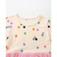 thumbnail image 4 of Vestido FreeLu con apliques de dibujos animados para niñas, algodón, verano, 7T, 4 of 7