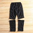 thumbnail image 5 of Cargo Pants for Men 2025 Outdoor Quick Dry Straight Leg Convertible Zip Off Combat Pants with Pockets Mens Trousers, 5 of 8