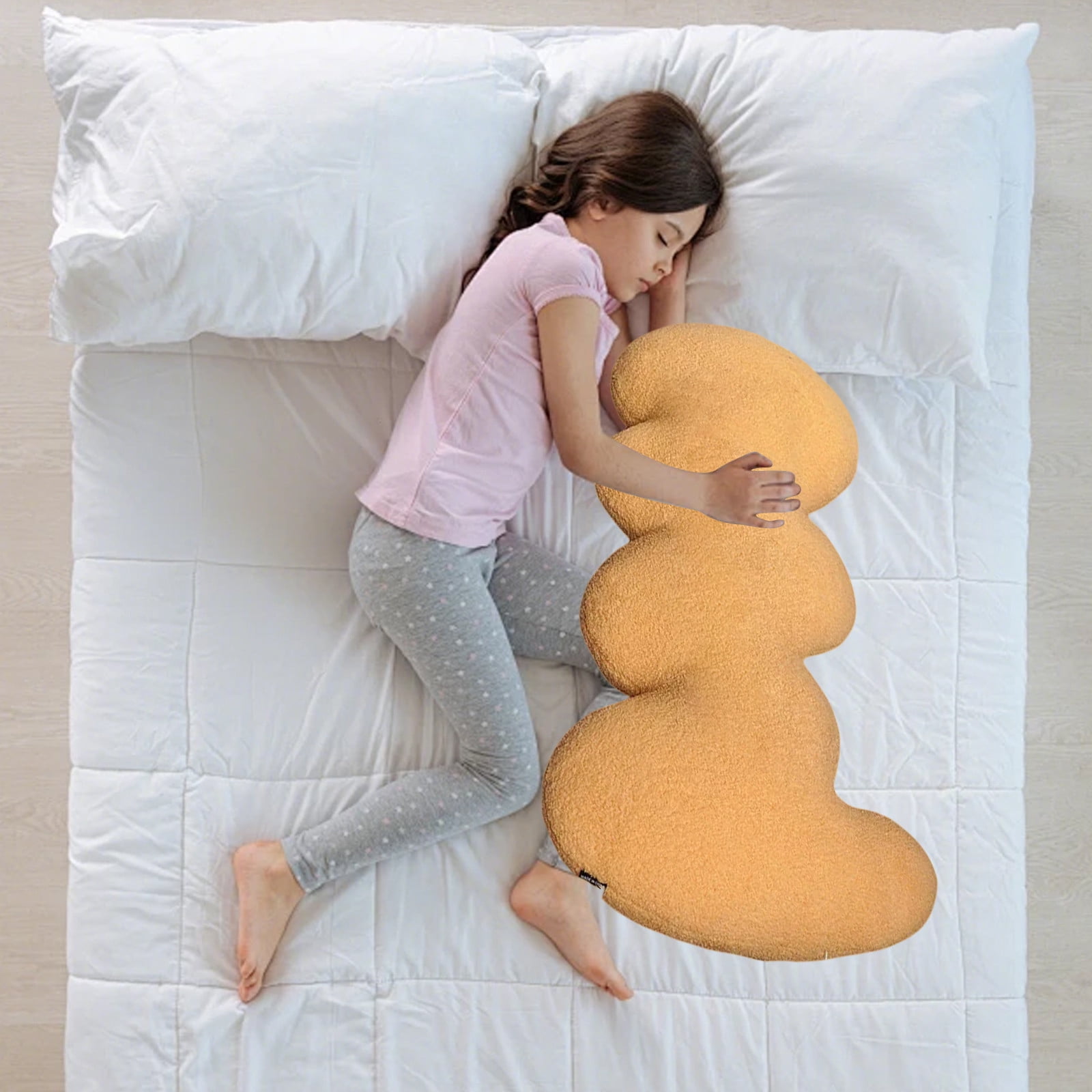 HWRETIE Pregnancy Body Pillow Maternity Support Pillow for Sleeping Back Legs Abdomen Hips Comfortable 39-Inch Full Body Pillow for Women