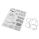 thumbnail image 2 of Sellos Transparentes, Para álbumes De Recortes, Seguros, Reutilizables Para Portátiles ANGGREK Clear Stamp, 2 of 8