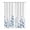 White Sky Blue, variant on Blue Botanical Kitchen Curtains 63 Inch Length, Pastoral Leaf Watercolor Grommet Top Bedroom Living Room Curtains, Light Filtering Cafe Curtain Drapes 2 Panels Set 84''x63''