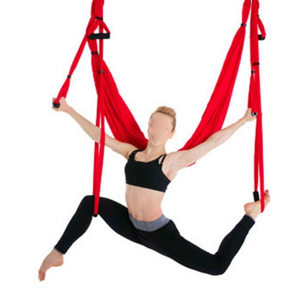 Bangus Yoga Swing, Yoga Hammock Trapeze Sling Kit Fitness Inversion Swing  Ceiling Hanging with Extension Straps and Instruction