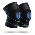 thumbnail image 1 of 2 PCS Sports Knee Brace Adjustable Knee Band Knee Protective Bandage with Spring Support, 1 of 8