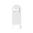 thumbnail image 4 of Soporte para cepillos de dientes eléctrico 2 en 1, 4 soportes para cepillos de dientes autoadhesivos montados en la pared, estante de almacenamiento ajustable para vasos de agua bucal para baño (cepillo de dientes blanco no incluido) Sincero Electrónica, 4 of 5