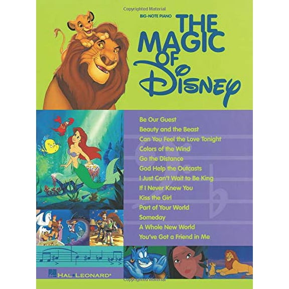 Pre-Owned The Magic Of Disney (Big-Note Piano) Paperback