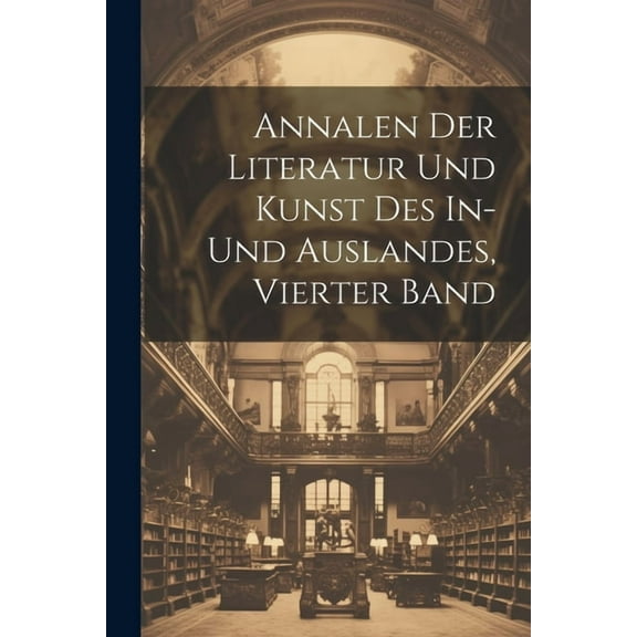 Annalen Der Literatur Und Kunst Des In- Und Auslandes, Vierter Band (Paperback)