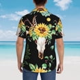 thumbnail image 6 of Easygdp Men's Hawaiian Shirts Print Lapel Short Sleeve for Beach, vacation, party, casual occasions - X-Large, 6 of 9