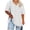 White, variant on Qiopertar Plus Size V-Neck Short Sleeve T-Shirts for Women Oversized Casual Polka Dot Summer Tops Basic Comfy Loose Fit Blouses, Red 5XL