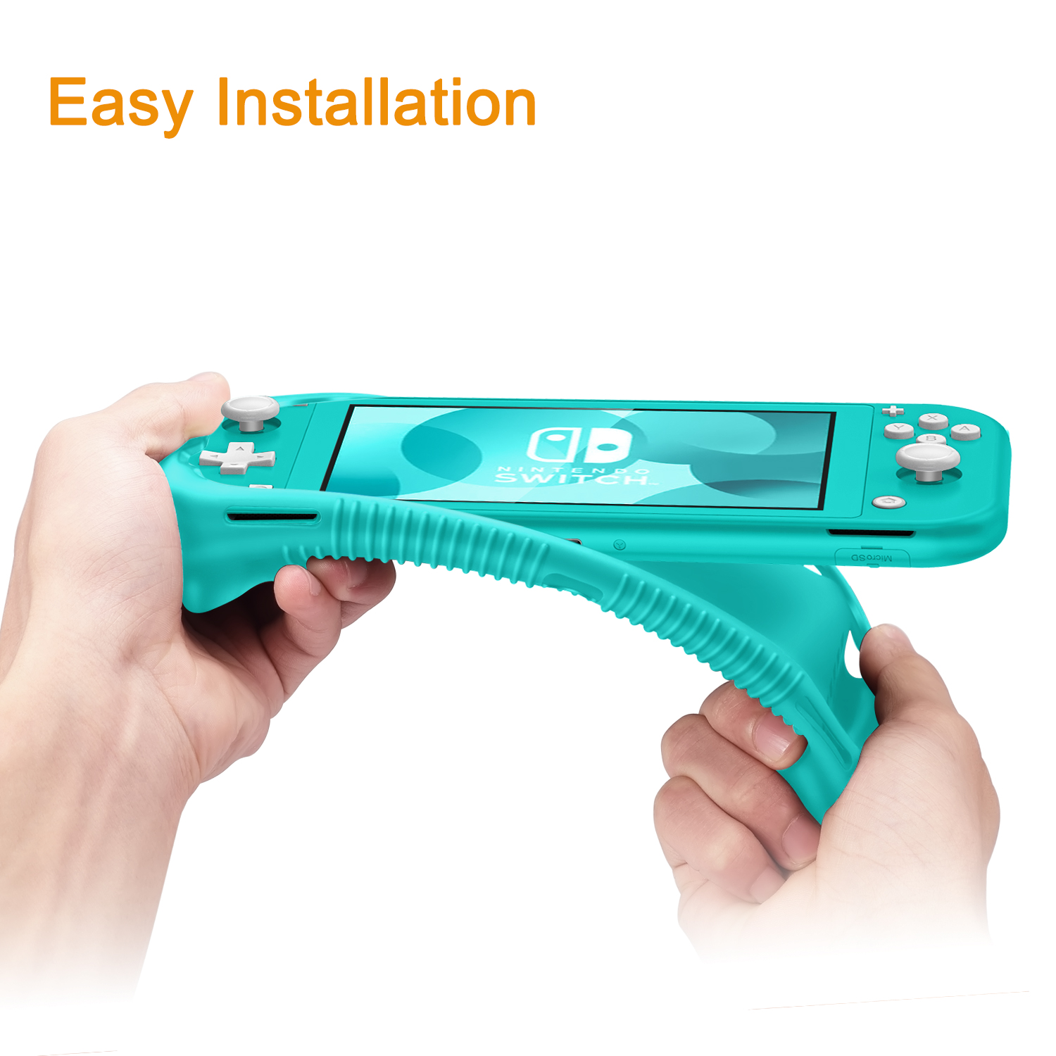 Fintie Silicone Case for Nintendo Switch Lite, Turquoise photo 3