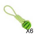 thumbnail image 1 of Runquan 6X Dog Ball with Rope Interactive Dog Toy for Puzzle Feeders Dog Rope Toy Green 6 Pcs, 1 of 8