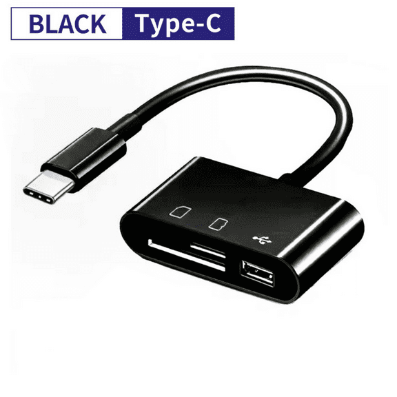 YaChu USB 3.0 Type C Memory Card Reader, for SD/Micro SD/TF Cards