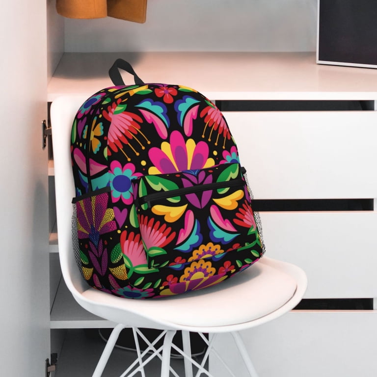 Easygdp Colorful Floral Embroidery Mexican Casual Laptop  display picture 1
