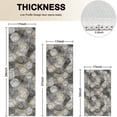 thumbnail image 4 of Gray Gold Hexagon Marble Pattern Kitchen Rugs Sets Of 3,Kitchen Runner Rugs Non Skid Washable,Decorative Kitchen Floor Mats for Kitchen,Sink,Laundry,17"x30"+ 17"x47" + 17"x59", 4 of 6