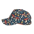 thumbnail image 2 of Lsque Colorful Mushrooms Baseball Cap Trucker Low Profile Hat Golf Dad Hat Adjustable Original Classic Unconstructed Plain Cap Men Women, 2 of 9