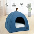 thumbnail image 3 of Cama de Gato Plegable de Gato Casa de Gato Casa de Carpa de Mascotas de Interior Con Teta de Gris, Talla S, 3 of 7