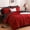 Red and Black, variant on 7 Pieces Pink Queen Comforter Set, Pintuck Pinch Pleat Bed in a Bag, Soft Microfiber All Season Bedding Set for Bedroom with Sheets, Pillowcases & Shams