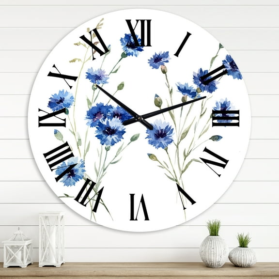Designart 1 in Quartz Traditional Wall Clock