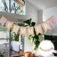 thumbnail image 4 of SHISUYAN 1 Pc Beautiful Burlap Letter Flag String Flag Wall Hanging Creative Tree Hanging, 4 of 8