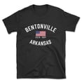 thumbnail image 1 of Bentonville Arkansas Patriot Men's Cotton T-Shirt, 1 of 1