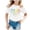 Z04 White, variant on Girls Tshirts,Girls Tshirt Size 10-12,Kid Girls Cute Graphic Print Round Neck Short Sleeve Tee Summer Casual T Shirt
