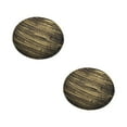 thumbnail image 2 of 2Pcs Round Metal Candle Holder Living Room Bedroom Tea Scented Pillar Wax Candle Countertop Tray Plate Stand Birthday/ 2PC candle tray dark gray, 2 of 4