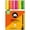 Neon Set, variant on Molotow Acrylic Markers 4mm Sets of 6, Wood Set - 4mm