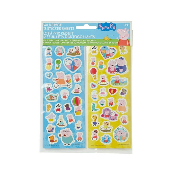 Autocollants Peppa Pig Value Pack, 300 Autocollants