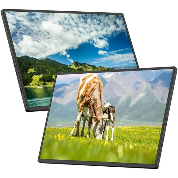 LAICAIW pc Monitor Desktop Monitor Moniter Monitor Gaming Computer Screen IPS Screen Gaming Monitor 18.5'' 1080P Portable Monitor IPS Screen 1920 * 1080 Resolution 178°Wide Viewing Angle 60Hz Refres