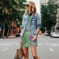 thumbnail image 4 of Fuzoiu Summer Print Women's Sleeveless Dress,Summer Dresses for Women,Casual Sundresses,Beach Sleeveless T-shirt Swing Dress with Pockets, 4 of 7