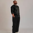 thumbnail image 4 of COMPUKAS Unisex Pants Wearproof Black Chef Pants Jogger for Kitchen Work 1Pack, 4 of 8