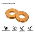 thumbnail image 3 of Flat Washers Aluminium Alloy M5 Thickening Washer for RC Model Parts Orange 30Pcs, 3 of 6