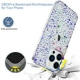 thumbnail image 5 of ELEHOLD for iPhone 15 Pro Case, Fashion IMD Marble Pattern Anti-Scratch Slim Lightweight Hybrid Shockproof Protective Cover for iPhone 15 Pro 6.1 Inch,Star, 5 of 6