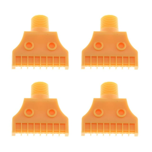4x Boquilla de soplado ABS Boquilla plana de un orificio Boquilla de rosca externa de 1/4 ''