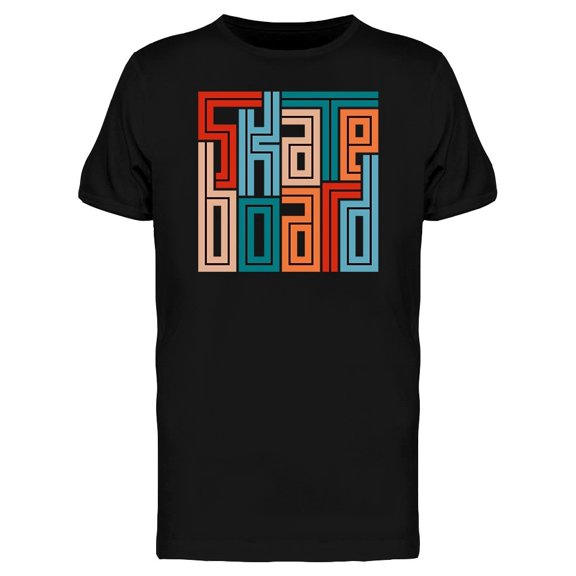 Skateboard Retro Graphic Tee Men's -Image by Shutterstock