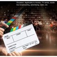 thumbnail image 3 of Hongchun Clapper Board 30X24.5cm Professional Clapper Board for Film Shooting, Video Shooting, Live Studio, DIY Videos, 3 of 5
