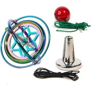 Joytech Precision Gyroscope Kill Time Metal Anti-Gravity Spinner Balance Toy Colorful JA05