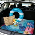 thumbnail image 2 of HUISEFOR Sea Turtle Car Trunk Mat for Women 29" x 39" Anti Slip All Weather Trunk Protection Cargo Liner Easy To Clean Universal Fit for Most Vehicle, 2 of 7