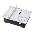 thumbnail image 2 of Precision Desktop Miniature Table Saw DIY Aluminum Alloy Cutting Machine Mini Model Small Chainsaw, 2 of 6