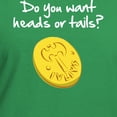 thumbnail image 3 of CafePress - Heads Or Tails? T Shirt - Women's V-Neck Dark T-Shirt, 3 of 4